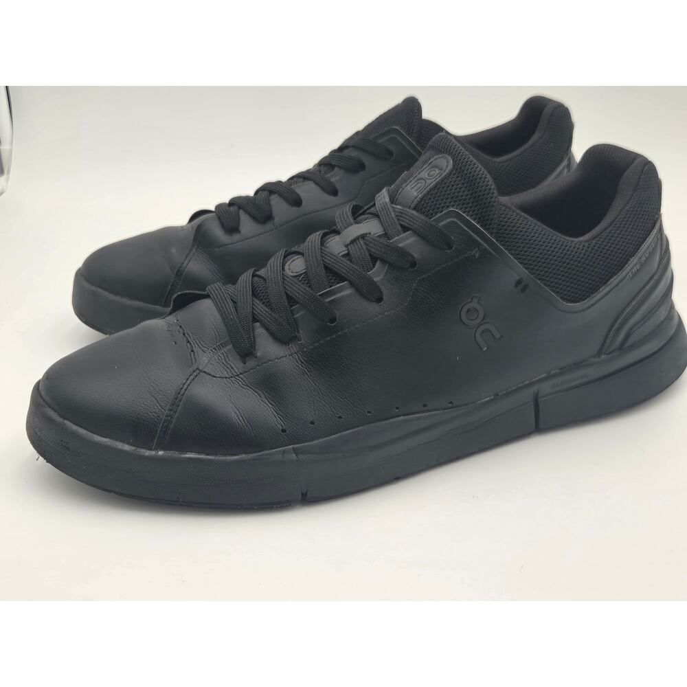 On Running The Roger Advantage Mens 14 Black Tennis Sneakers